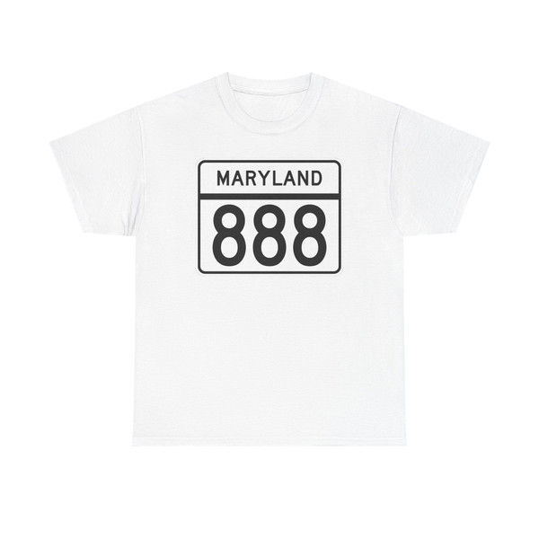 MD Route 888 (Maryland) (Road Sign) T-Shirt