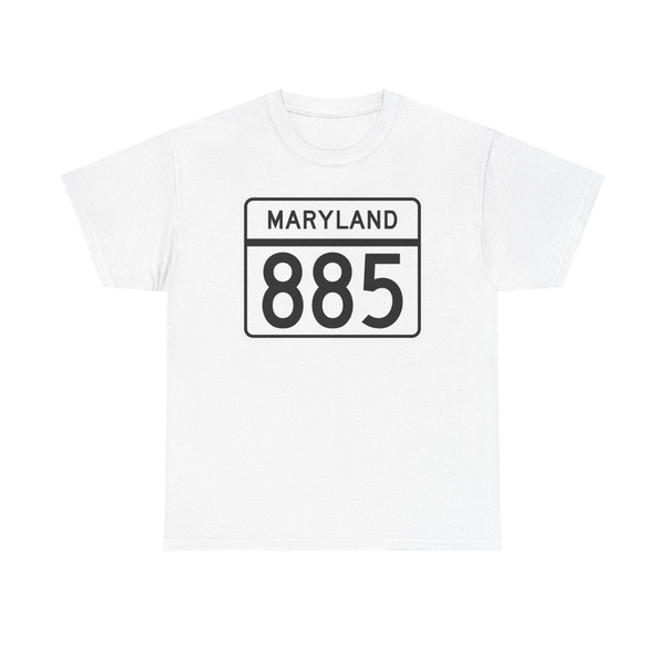 MD Route 885 (Maryland) (Road Sign) T-Shirt