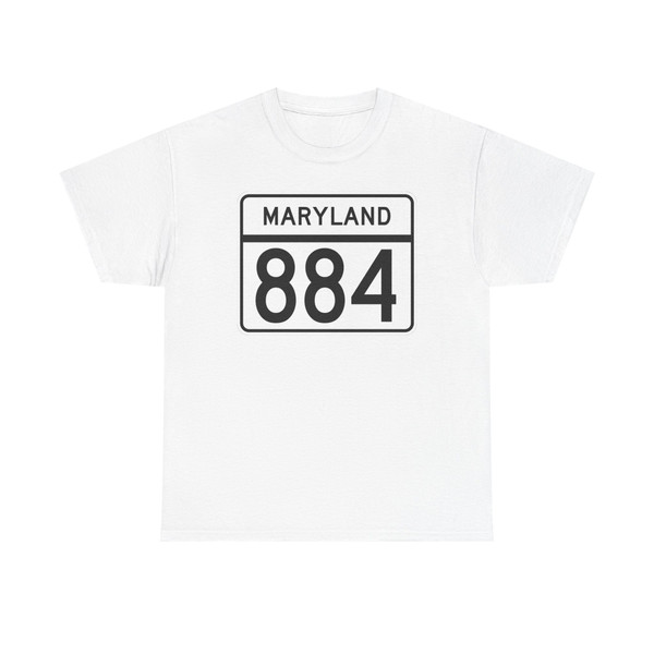 MD Route 884 (Maryland) (Road Sign) T-Shirt