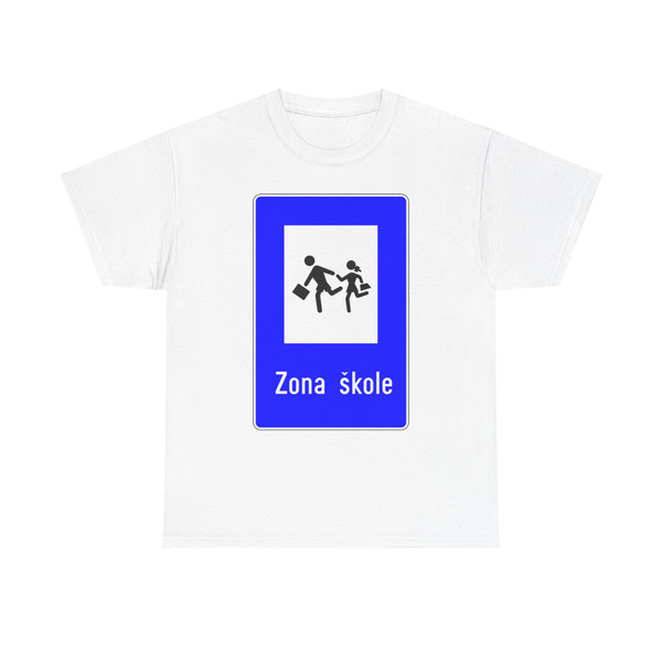 ME road sign III-86 (Montenegro) (Road Sign) T-Shirt