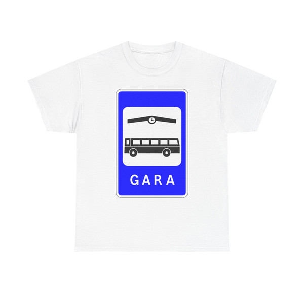 Moldova road sign 5.10 (Moldova) (Road Sign) T-Shirt