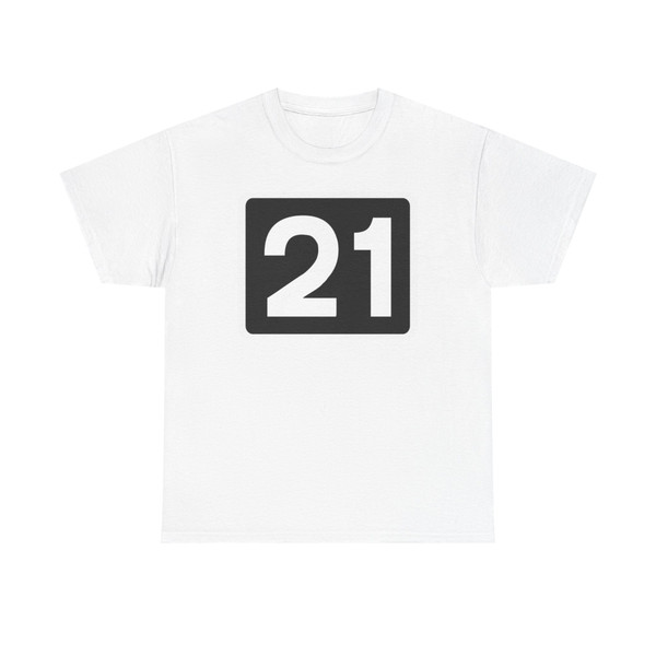 Motorway Exit 21 Ireland (Ireland) (Road Sign) T-Shirt