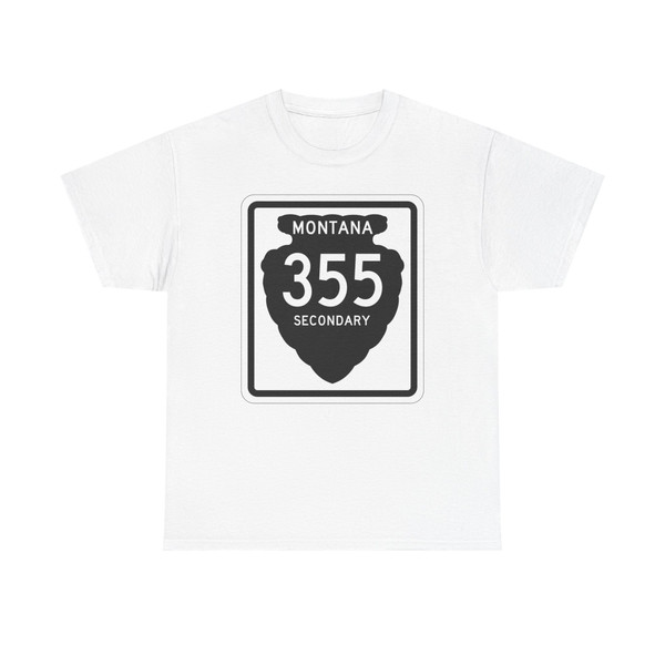 MT-sec-355 1945 (Montana) (Road Sign) T-Shirt