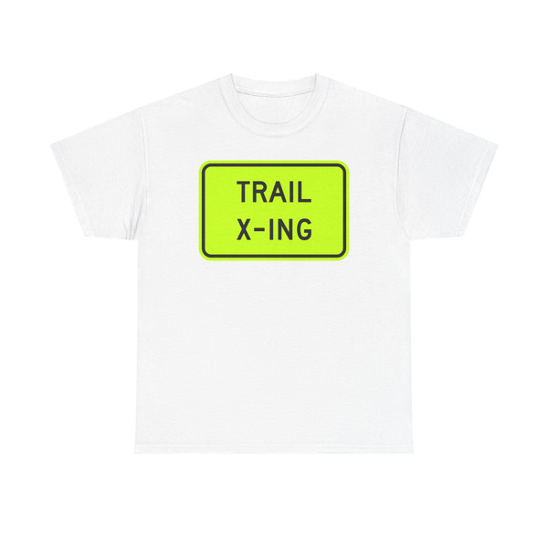 MUTCD W11-15P fluorescent (United States) (Road Sign) T-Shirt