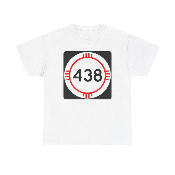 New Mexico 438 (New Mexico) (Road Sign) T-Shirt