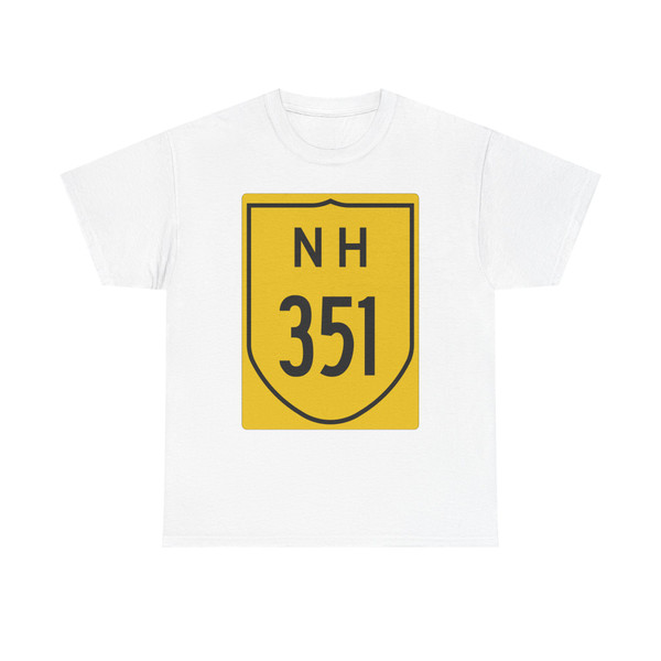 NH351-IN (India) (Road Sign) T-Shirt
