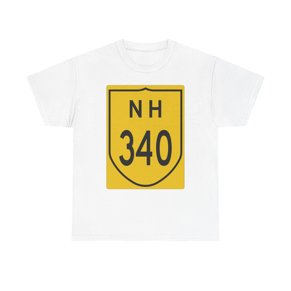 NH340-IN (India) (Road Sign) T-Shirt