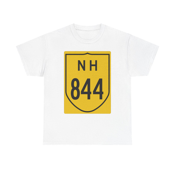 NH844-IN (India) (Road Sign) T-Shirt