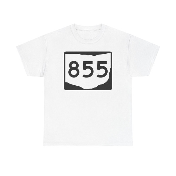 OH-855 (Ohio) (Road Sign) T-Shirt