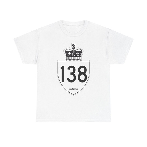 Ontario 138 (Canada) (Road Sign) T-Shirt