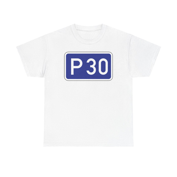 P30-LV (Latvia) (Road Sign) T-Shirt