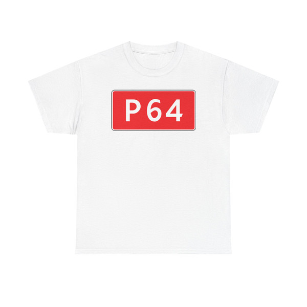 P64-BY (Belarus) (Road Sign) T-Shirt