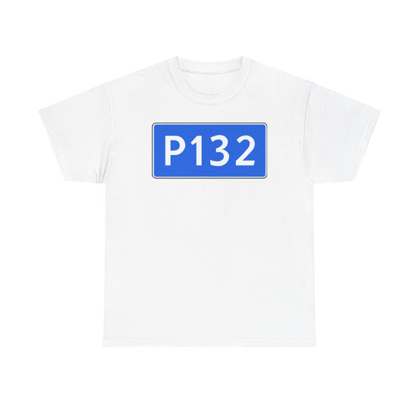 P132-RUS (Russia) (Road Sign) T-Shirt