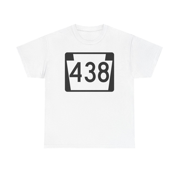 PA-438 (Pennsylvania) (Road Sign) T-Shirt