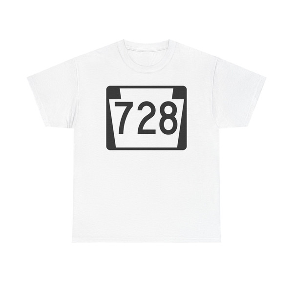 PA-728 (Pennsylvania) (Road Sign) T-Shirt