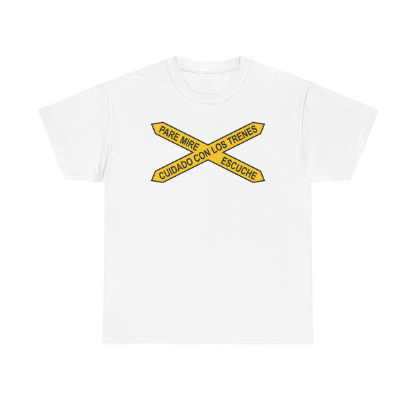 Pare mire escuche (Argentina) (Road Sign) T-Shirt