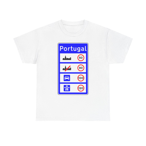 Portugal road sign H28 (Portugal) (Road Sign) T-Shirt