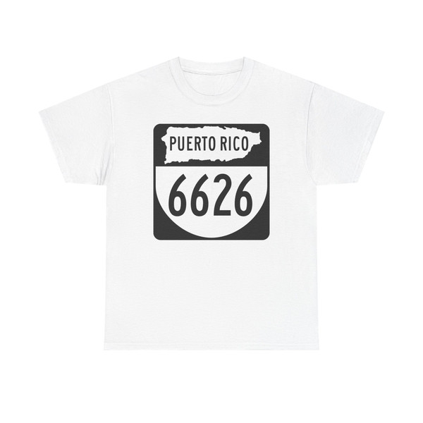 PR old 6626 (Puerto Rico) (Road Sign) T-Shirt