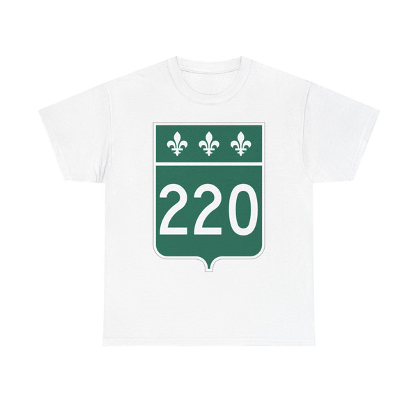Qc220 (Canada) (Road Sign) T-Shirt