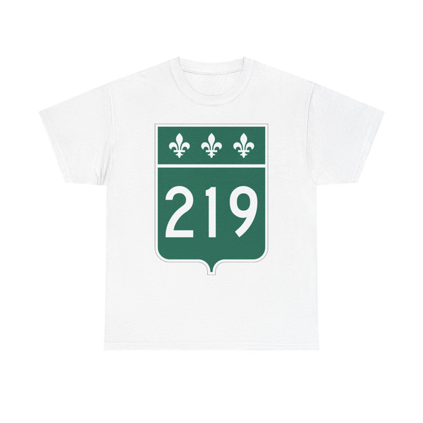Qc219 (Canada) (Road Sign) T-Shirt