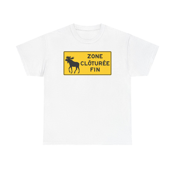 Québec DIV-008 (Canada) (Road Sign) T-Shirt