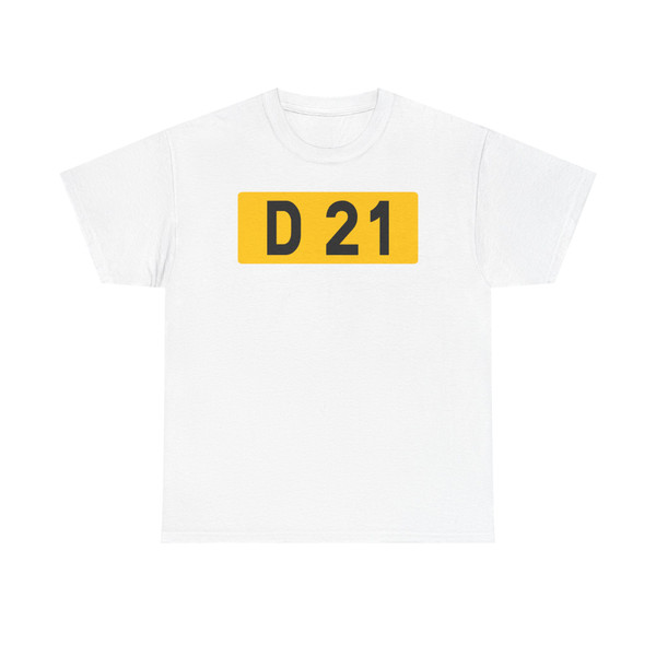 Route départementale française 21 (France) (Road Sign) T-Shirt