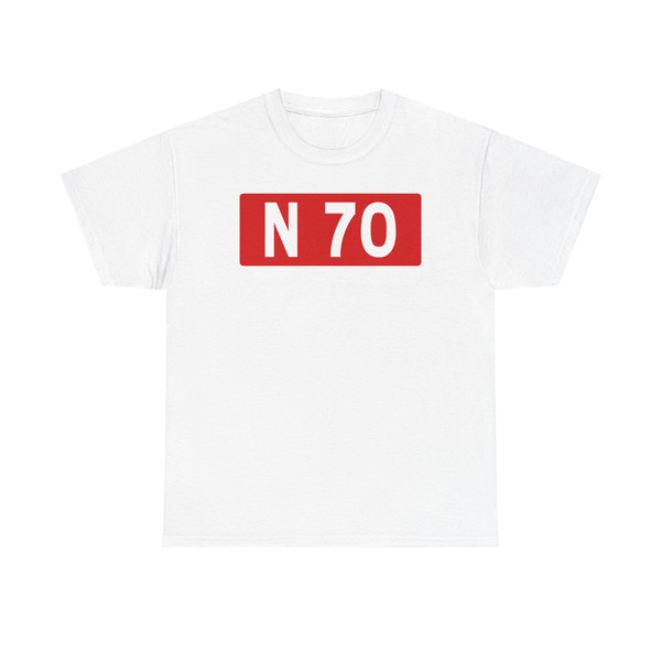 Route nationale française 70 (France) (Road Sign) T-Shirt