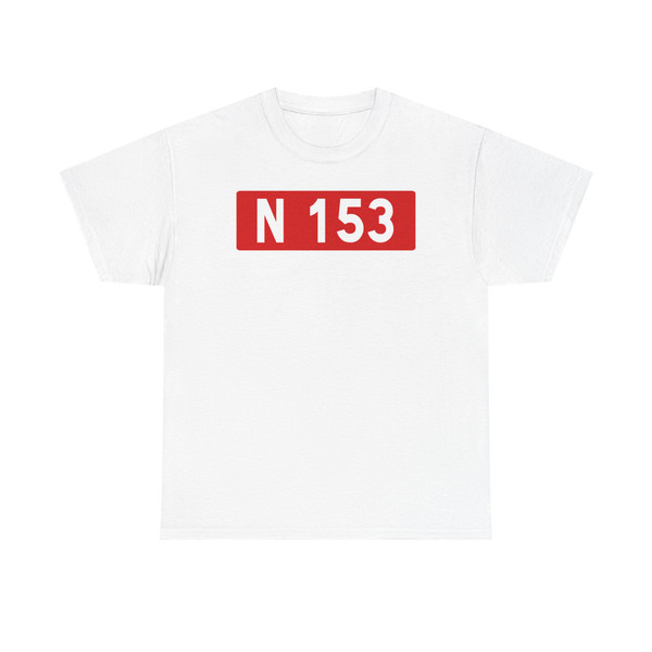 Route nationale française 153 (France) (Road Sign) T-Shirt