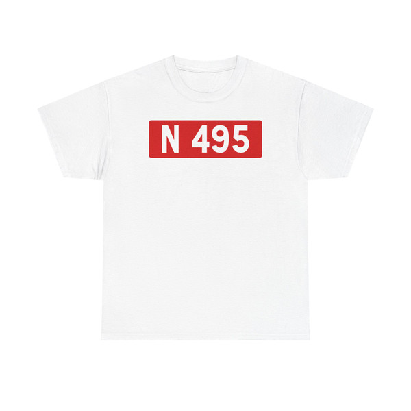 Route nationale française 495 (France) (Road Sign) T-Shirt