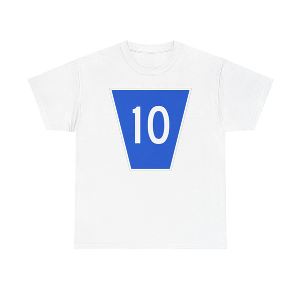 RR 10 jct blue (Canada) (Road Sign) T-Shirt
