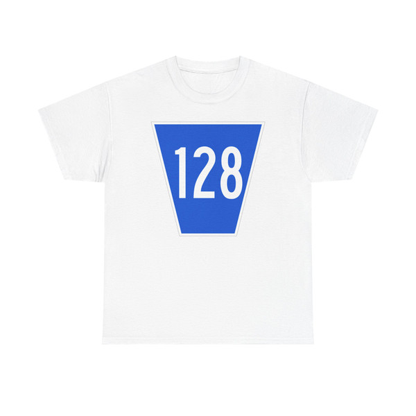 RR 128 jct blue (Canada) (Road Sign) T-Shirt