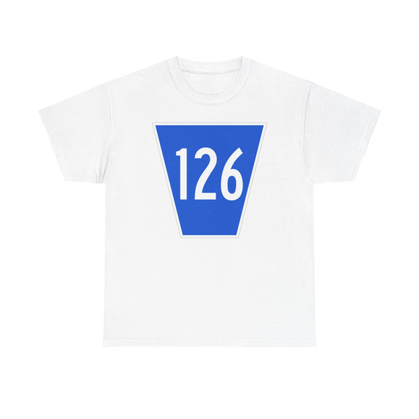 RR 126 jct blue (Canada) (Road Sign) T-Shirt
