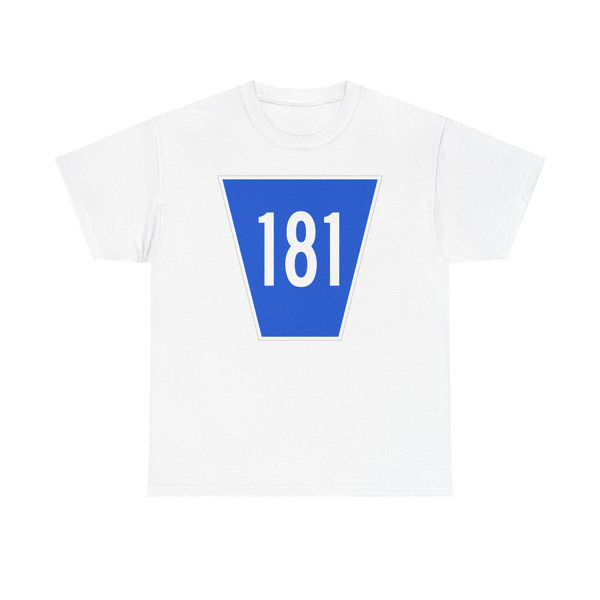 RR 181 jct blue (Canada) (Road Sign) T-Shirt