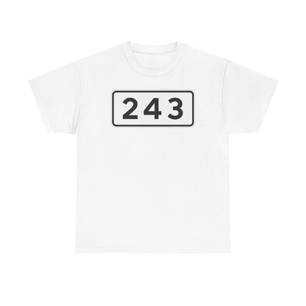 S243-DK (Denmark) (Road Sign) T-Shirt