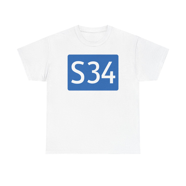 S34-AT (Austria) (Road Sign) T-Shirt