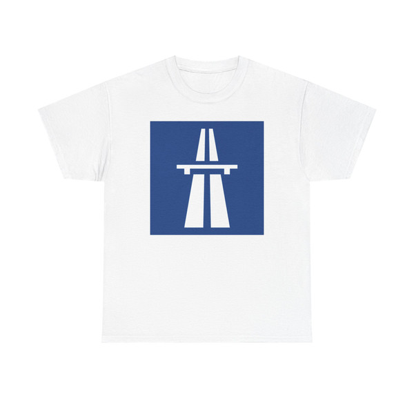 RWBA Symbol 13 - Autobahn (Germany) (Road Sign) T-Shirt