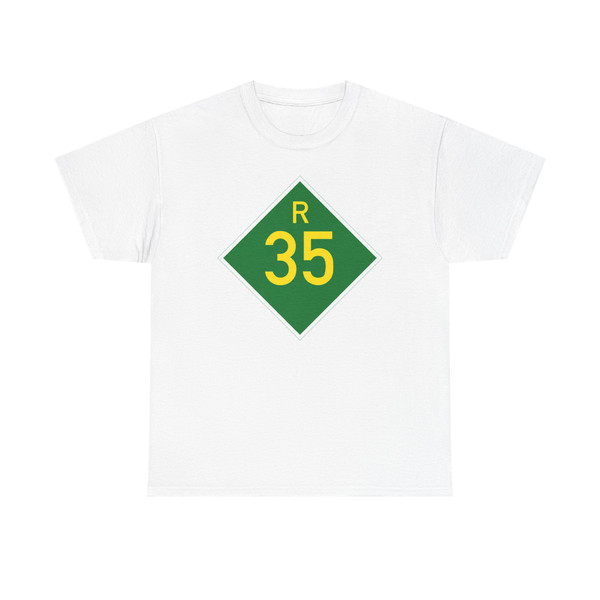 SA road R35 (South Africa) (Road Sign) T-Shirt