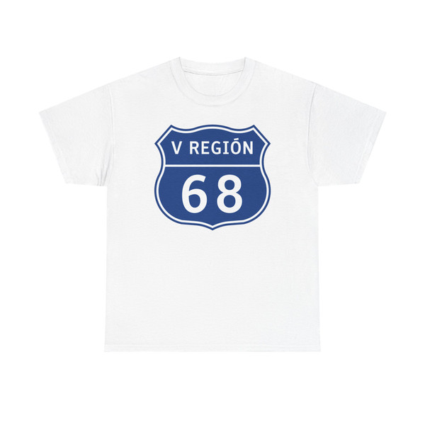 Ruta 68 Chile-b (Chile) (Road Sign) T-Shirt