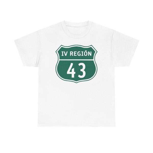 Ruta 43 Chile (Chile) (Road Sign) T-Shirt