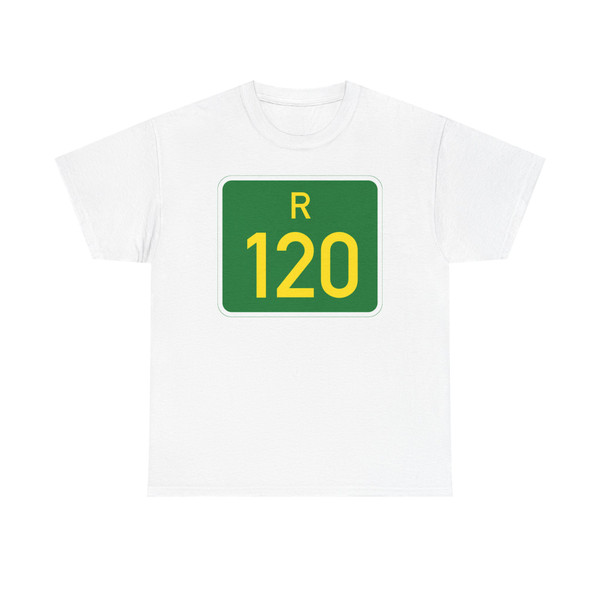 SA road R120 (South Africa) (Road Sign) T-Shirt