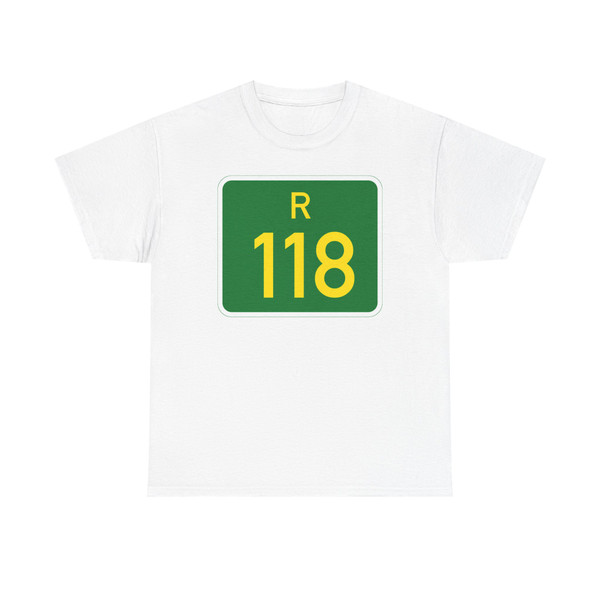 SA road R118 (South Africa) (Road Sign) T-Shirt