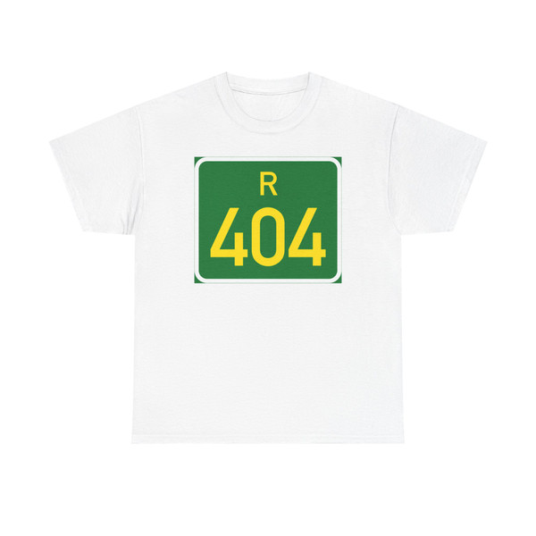 SA road R404 (South Africa) (Road Sign) T-Shirt