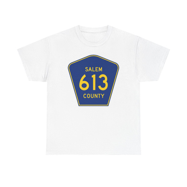 Salem County Route 613 NJ (New Jersey) (Road Sign) T-Shirt