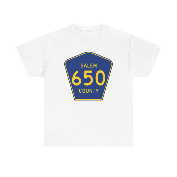 Salem County Route 650 NJ (New Jersey) (Road Sign) T-Shirt