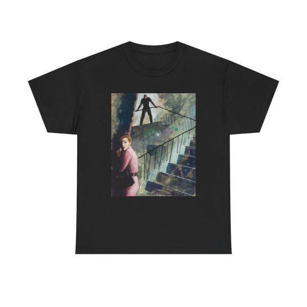 Down the Staircase, story illustration, circa 1955 - T-Shirt