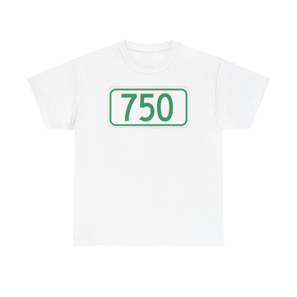 Saskatchewan Route 750 (Canada) (Road Sign) T-Shirt