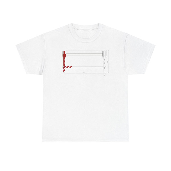 Segnale stradale italiano 1932 - cavalletto interruzione di transito (Italy) (Road Sign) T-Shirt
