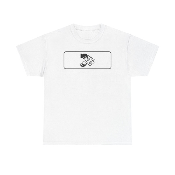 Segnale cassa con operatore - Italia (Italy) (Road Sign) T-Shirt