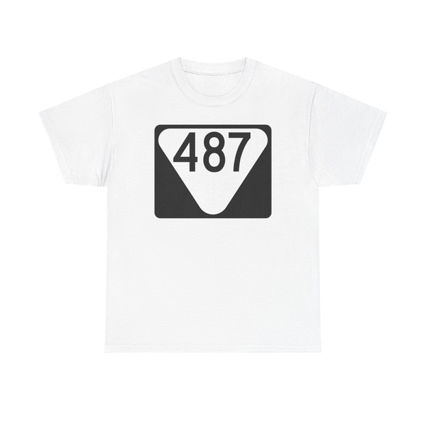 Secondary Tennessee 487 (Tennessee) (Road Sign) T-Shirt