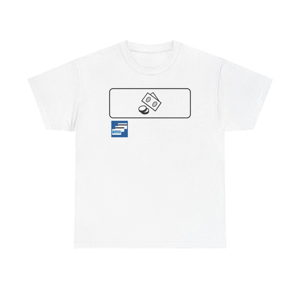 Segnale cassa automatica  carte - Italia (Italy) (Road Sign) T-Shirt